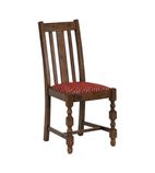 FT408 Mayfair Dining Chair with Red Diamond Padded Seat (Pack of 2)