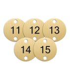 DY776 Table Numbers Bronze (11-15) (Pack of 5)