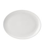 Image of Pure White DY322 Oval Plates 360mm (Pack of 18)