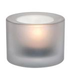 FJ254 Chunky White Tealight Holders 82mm (Pack of 12)