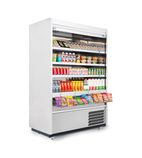 Gem R125-WCS 1250mm Wide White Multideck Display Fridge With Security Shutter