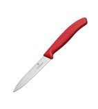 CX750 Paring Knife Pointed Tip Red 10cm