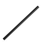 FB145 Paper Smoothie Straws Black 210mm (Pack of 250)