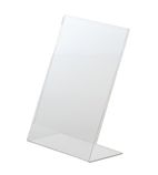 Image of CC444 Slanted Clear Acrylic Menu Holder A5