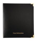 CB586 Black Guest Information Folder
