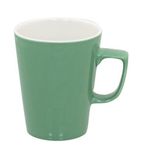 Café BN425 Porcelain Latte Mugs Sage Green 285ml (Pack of 6)