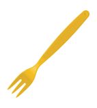 Image of DL119 Polycarbonate Fork Yellow (Pack of 12)