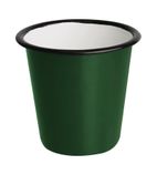 Enamel Sauce Cup Green And Black