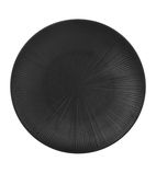 VV3609 Hermosa Black Round Plates 330mm (Pack of 6)