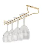 Image of GM204 Brass Wine Glass Rack 410mm