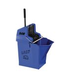 Image of FT335 NU Lady 2 Combine System Mop Bucket and Wringer Blue 9Ltr