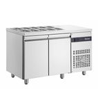 ZNV99-HC 274 Ltr 2 Door Refrigerated Saladette Counter