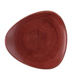 FS885 Stonecast Patina Lotus Plate Red Rust 229mm (Pack of 12)