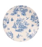 Vintage Prints DA728 Deep Coupe Plates Prague Toile 225mm (Pack of 12)