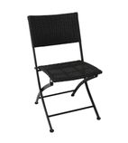 Image of GL303 PE Wicker Folding Chairs (Pack of 2)