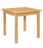 CD195 Wooden Dining Table Natural Finish 690mm