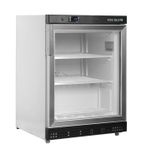 UF200G 200 Ltr Undercounter Single Glass Door White Display Freezer