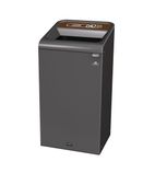 CX973 Configure Recycling Bin with Food Waste Label Brown 87Ltr