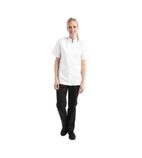 Springfield BB052-XXL Womens Zip Chefs Jacket White 2XL