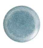 Studio Prints Raku DE885 Round Plate Topaz Blue 165mm (Pack of 12)