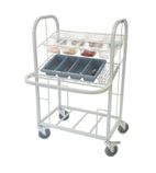 CCTDT-2 Epoxy Condiment, Cutlery And Tray Dispense Trolley - CD510