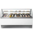 MILLENNIUM LX120 PAS 1166mm Wide Curved Glass Patisserie Serve Over Counter Display Fridge