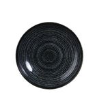 Studio Prints Homespun DA265 Charcoal Black Coupe Plate 182mm (Pack of 12)