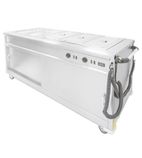 MSB18 1955mm Wide Mobile Hot Cupboard With Bain Marie Top