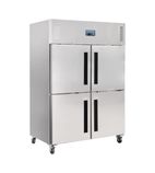 Image of G-Series CW195 Medium Duty 1200 Ltr Upright Double Stable Door Stainless Steel Fridge