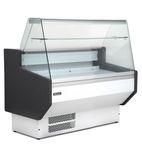 Image of ZETA100 1055mm Wide Flat Glass Serve Over Counter Display Fridge