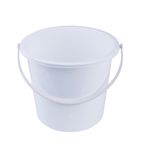 DA420 Round Plastic Bucket White 10Ltr