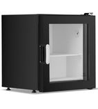 CTF70 73 Ltr Countertop Single Glass Door Black Display Freezer