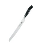DR511 Fully Forged Bread Knife Serrated Edge Black 23cm