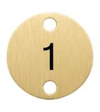 DY774 Table Numbers Bronze (1-5)
