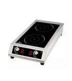 HEG799 2.8kW Electric Countertop 2 Zone Induction Hob