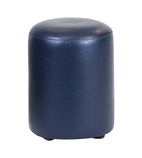 FT452 Cylinder Faux Leather Bar Stool Midnight (Pack of 2)