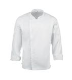 BB264-XXL Unisex Hartford Lightweight Chef Jacket White Size XXL