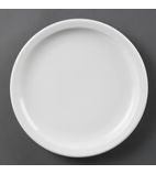 CB489 Narrow Rimmed Plates 230mm (Pack of 12)