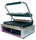 CGL1S/R Electric Single Contact Panini Grill - Ribbed Top & Flat Bottom