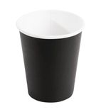 GF040 Coffee Cups Single Wall Black 225ml / 8oz (Pack of 1000)