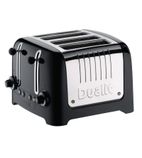 Image of 46205 4 Slice Lite Black Toaster