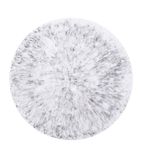 VV3618 Hermosa Black Marble Round Plates 330mm (Pack of 6)