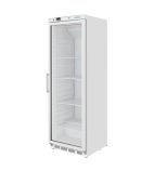 C-Series CZ786 400 Ltr Upright Single Glass Door White Display Fridge