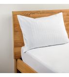 HB945 Satin Extra Long Pillowcase White (Pack of 2)