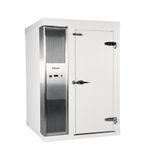 U-Series DS481-FWH 1.5 x 1.2m White Integral Walk In Freezer Room