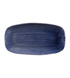 FC176 Stonecast Patina No. 4 Chefs Plates Cobalt 355 x 189mm (Pack of 6)
