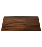 GR387 Werzalit Rectangular Table Top Antique Oak 1100mm