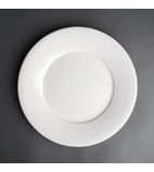 Image of Art de Cuisine Menu CE757 Broad Rim Dinner Plates 305mm (Pack of 6)