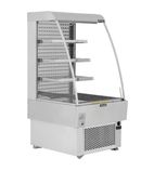 GRAB100 1000mm Wide Stainless Steel Multideck Display Fridge With Nightblind