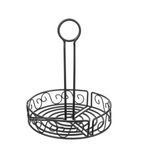Image of GM245 Wire Condiment Holder Black